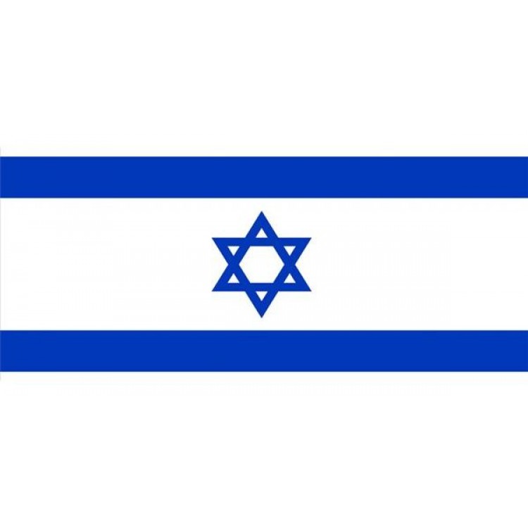 LPO1119 Israel Flag Photo License Plate