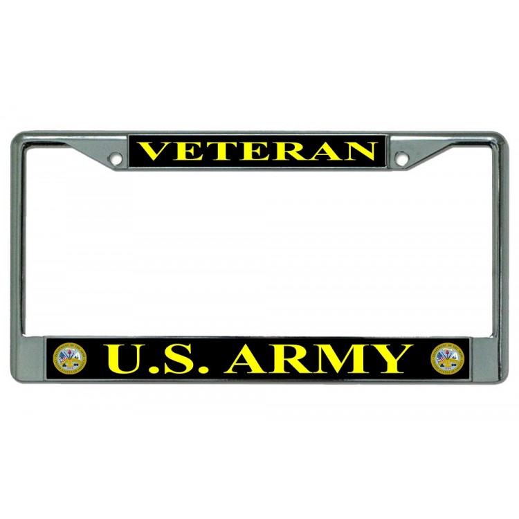 LPO1171 U.S. Army Veteran Photo License Plate Frame