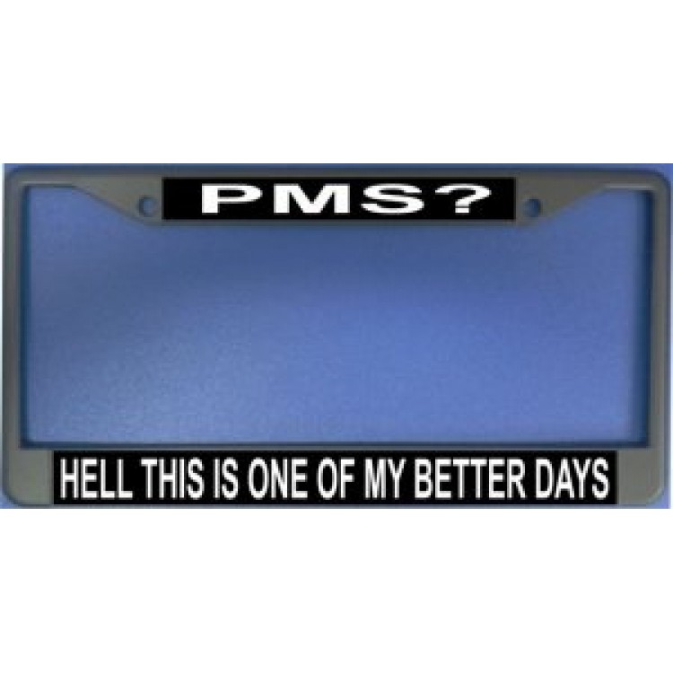 LPO1198 PMS Hell This is One of My Better Days License Plate Frame
