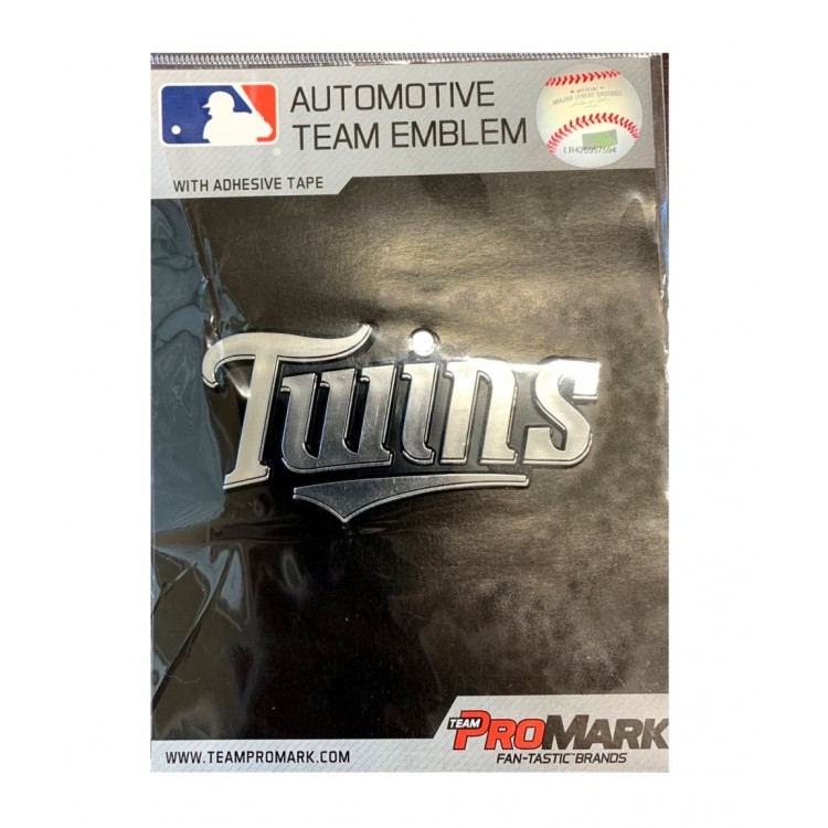 SLS60225 2 x 3 in. Minnesota Twins MLB Plastic Auto Emblem