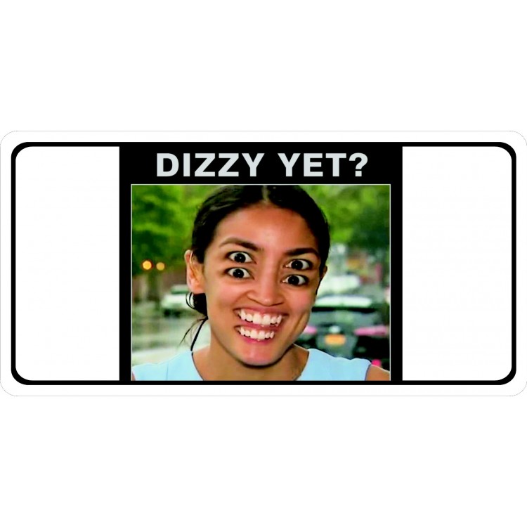 LPO4611 6 x 12 in. Dizzy Yet Photo License Plate