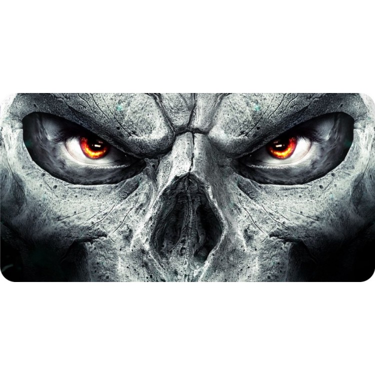6 x 12 in. Skull Eyes Photo License Plate