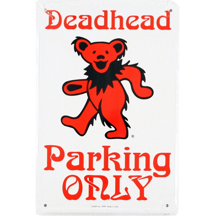 GDPS100 12 x 18 in. Grateful Dead Dancing Bear Parking Sign