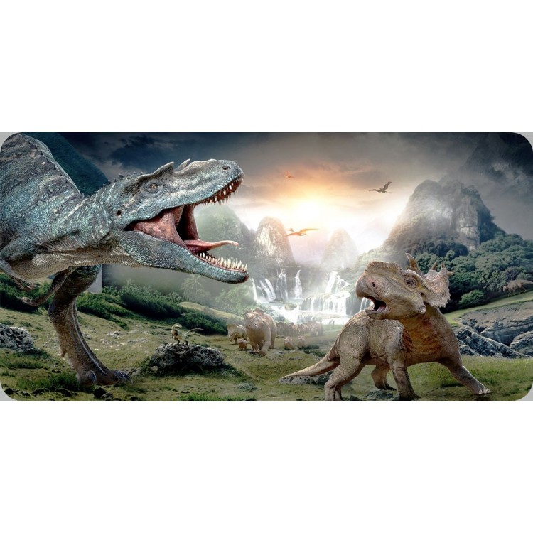 LPO6457 6 x 12 in. Dinosaur Photo License Plate