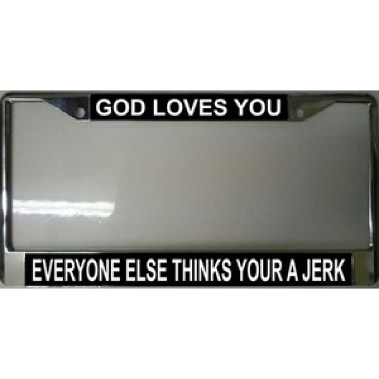 God2 God Loves You License Plate Frame