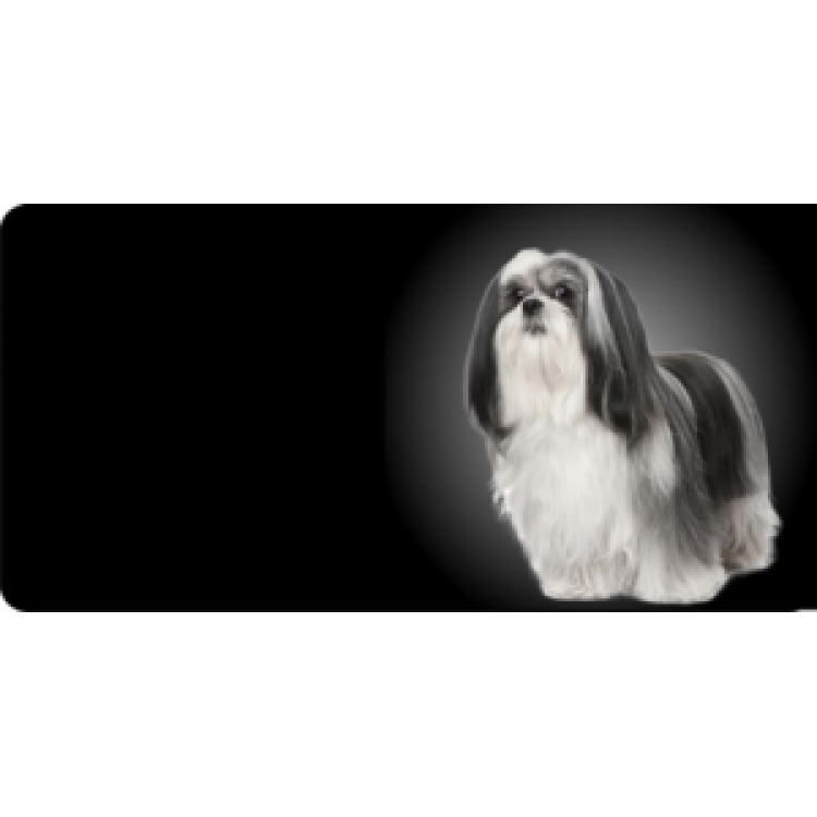 LPO544 Lhasa Apso Dog Photo License Plate