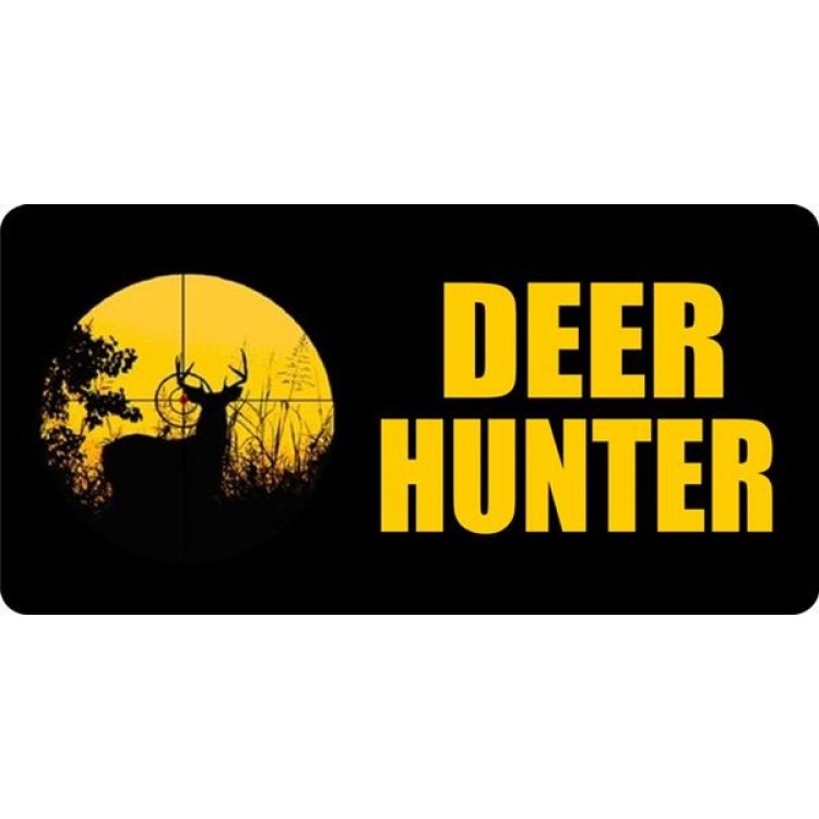 LPO953 Deer Hunter Photo License Plate