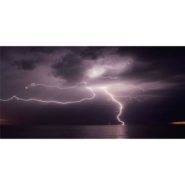 LPO1026 Lightning Photo License Plate
