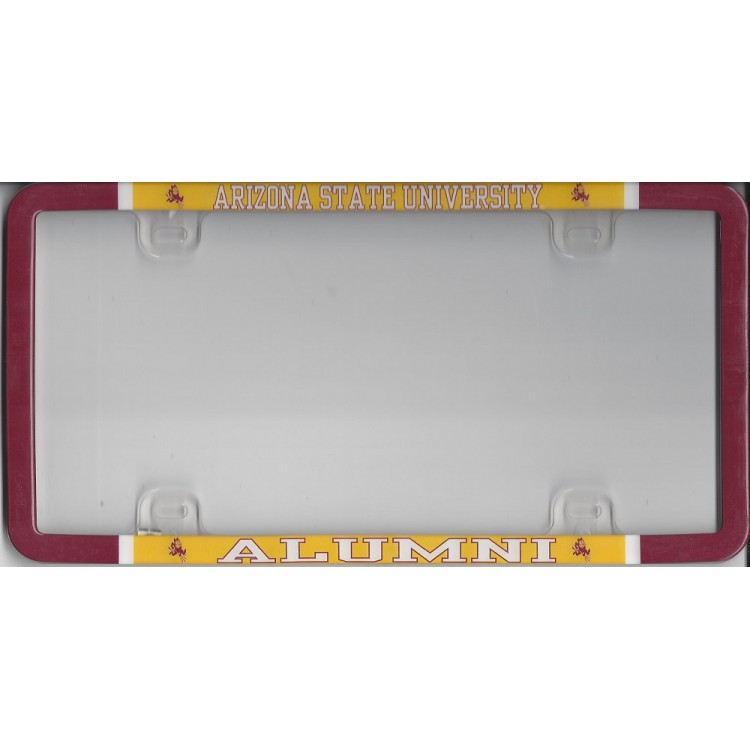 SD17054 Arizona State Sun Devils Plastic Aluminium License Plate Frame