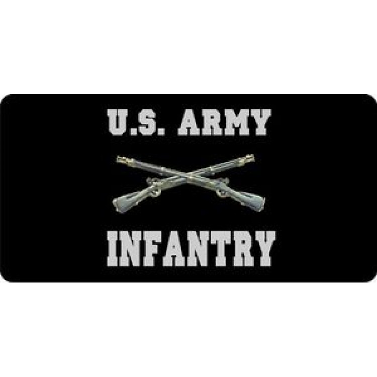LPO458 U.S. Army Infantry License Plate