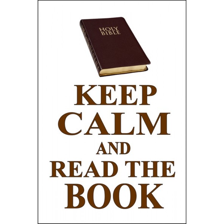 LPO1402 8 x 11 in. Keep Calm & Read the Book Parking Sign