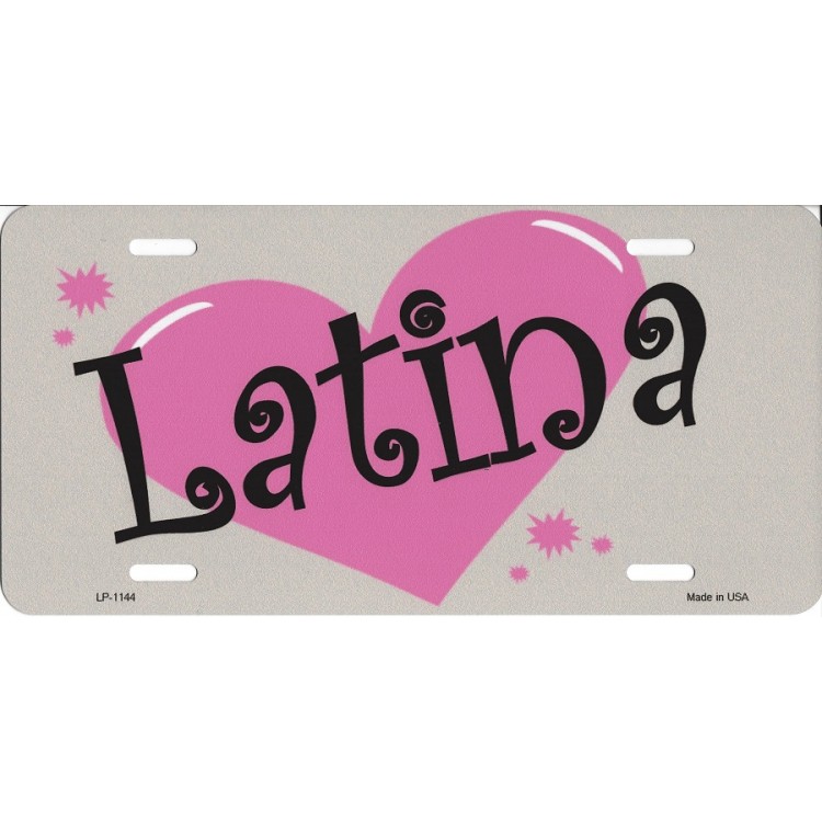 LP-1144 6 x 12 in. Latina License Plate