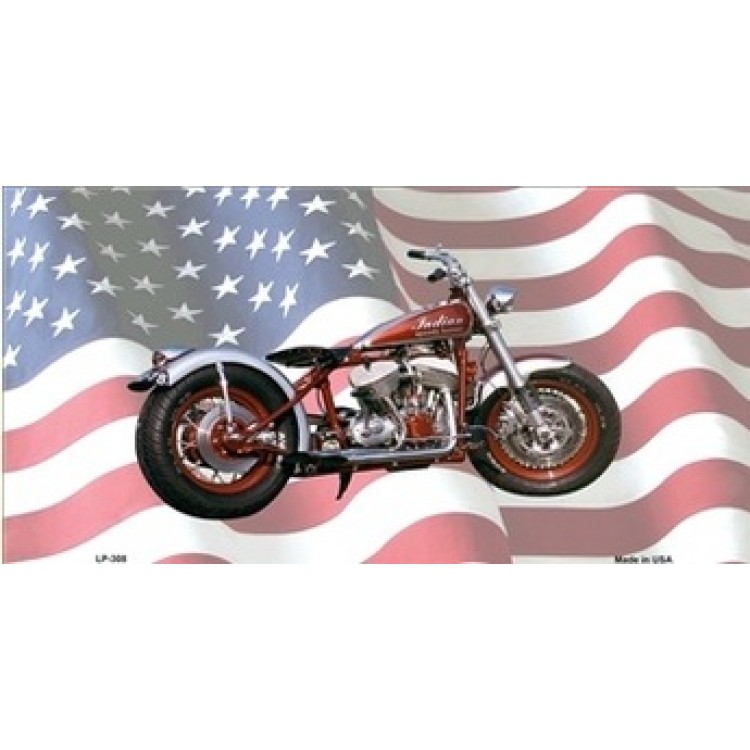 LP-308 6 x 12 in. Indian Motorcycle License Plate