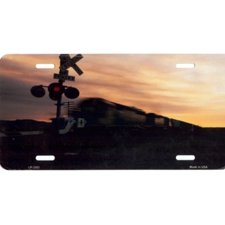 LP-3262 Rail Road Crossing License Plate