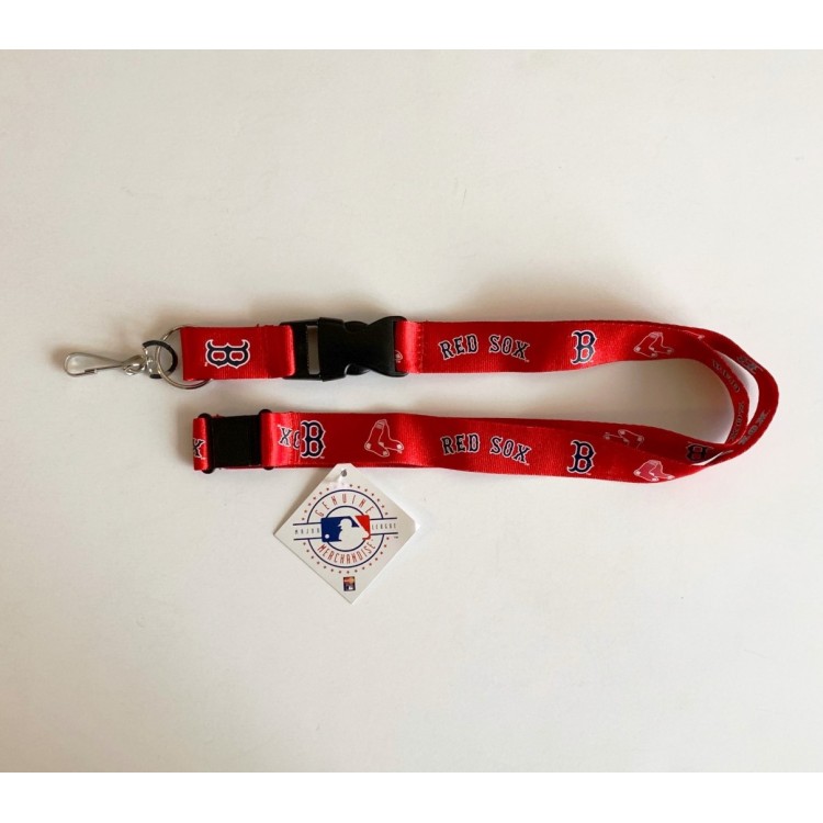 Picture of 212 Main PSGLS0448471 Boston Red Sox Red Lanyard with Safety Latch