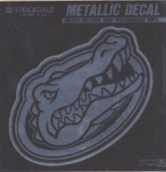 SD40638 5 in. Florida Gators Chrome Vinyl Decal