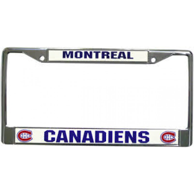 FC-8202 Montreal Canadiens Chrome License Plate Frame