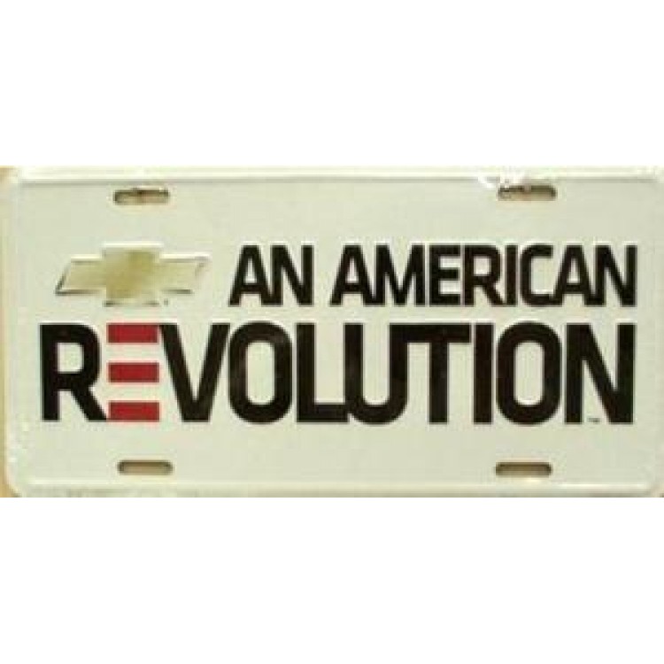 Picture of 212 Main 2715 6 x 12 in. Chevrolet An American Revolution License Plate