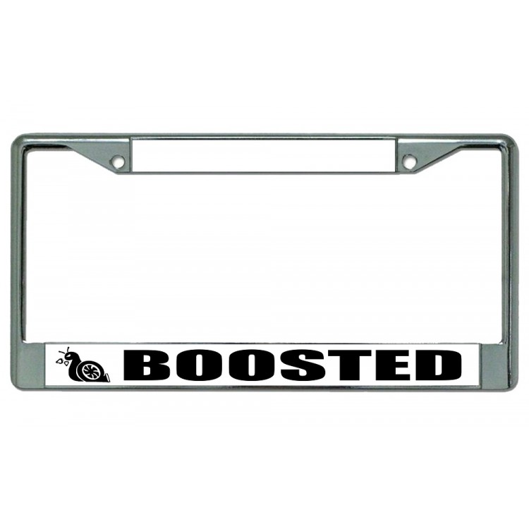 LPO1837 Boosted Photo License Plate Frame, Free Screw Caps