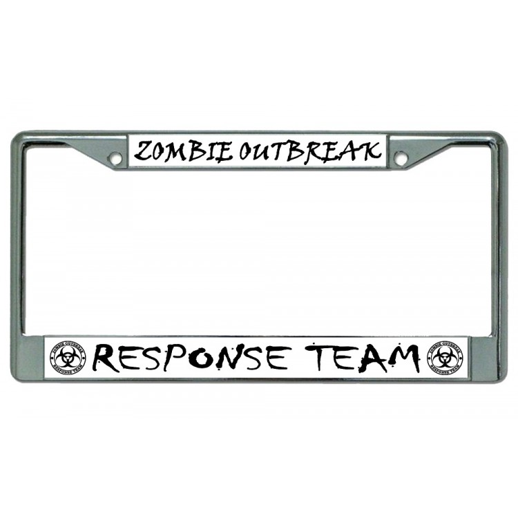 LPO1861 Zombie Outbreak Response Team License Plate Frame