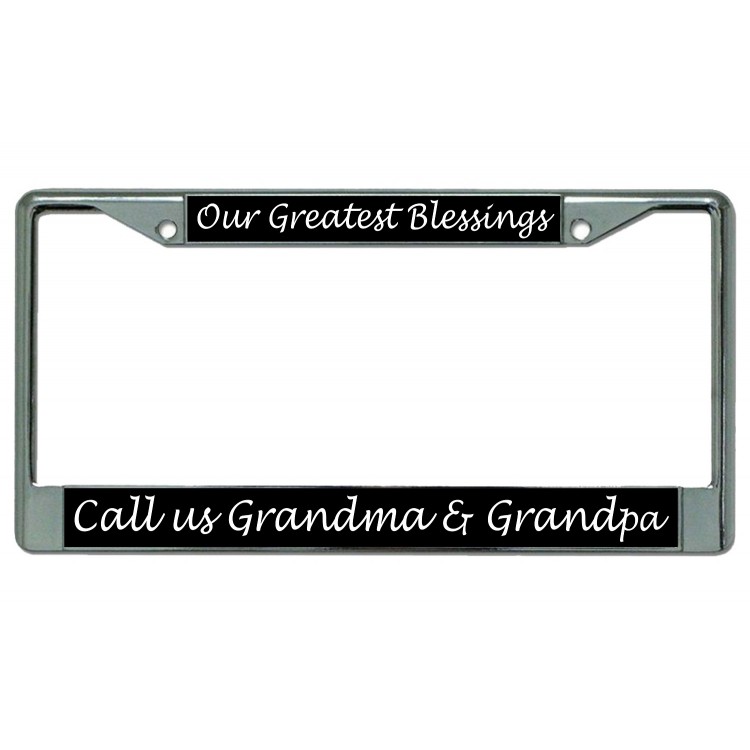 LPO4894 6 x 12 in. Our Greatest Blessings Chrome License Plate Frame
