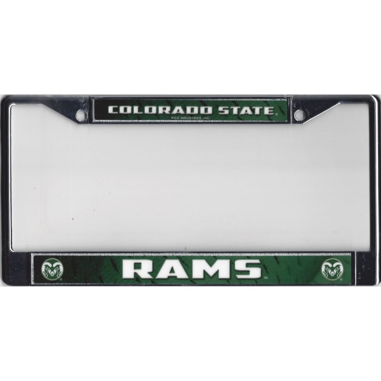 FC500210 Colorado State Rams Chrome License Plate Frame