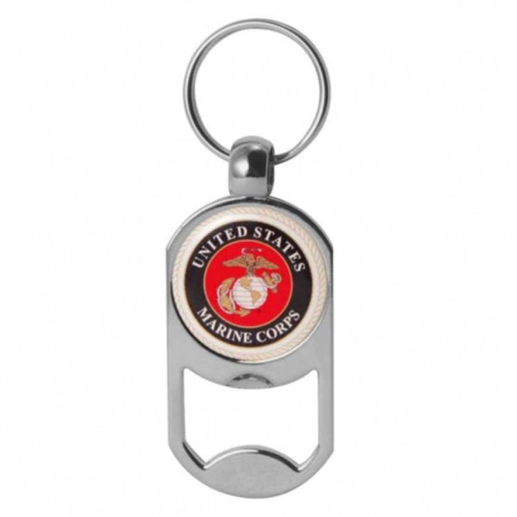 Picture of 212 Main BO-20 4 x 0.5 in. U.S. Marine Corps Logo Dog Tag Bottle Opener Key Chain