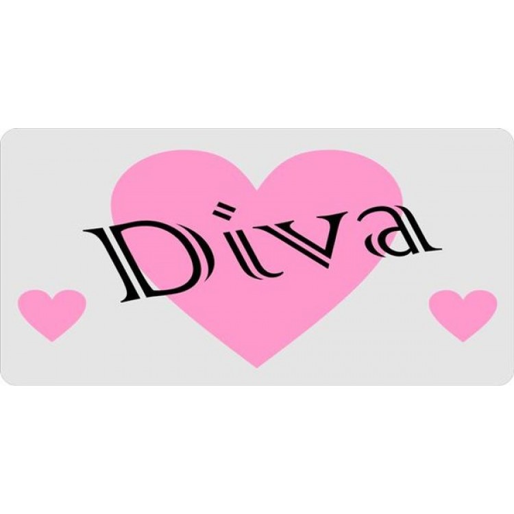 LPO1057 Diva Photo License Plate