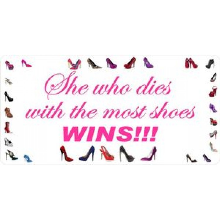 LPO370 Shoes Photo License Plate