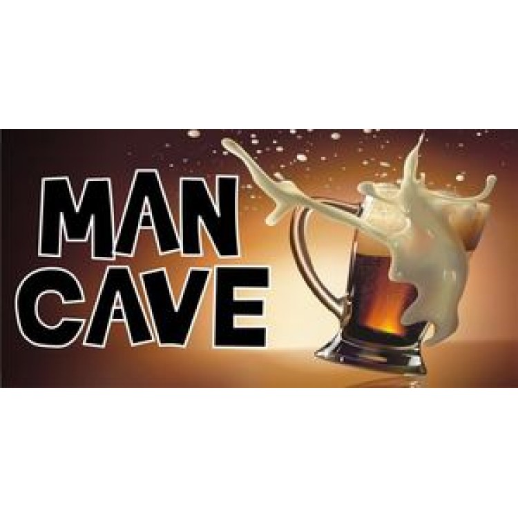 LPO840 Man Cave Photo License Plate