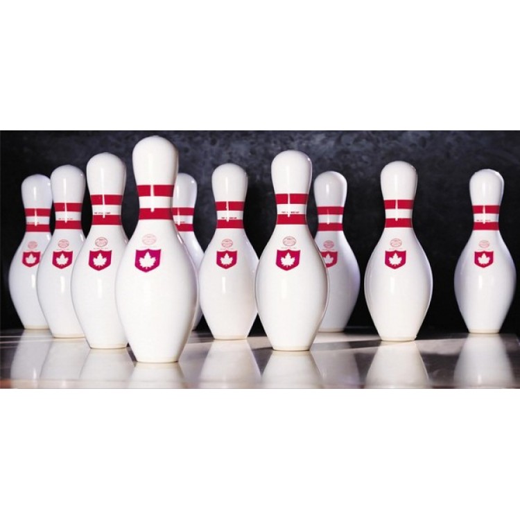 LPO1412 Bowling Pins Photo License Plate