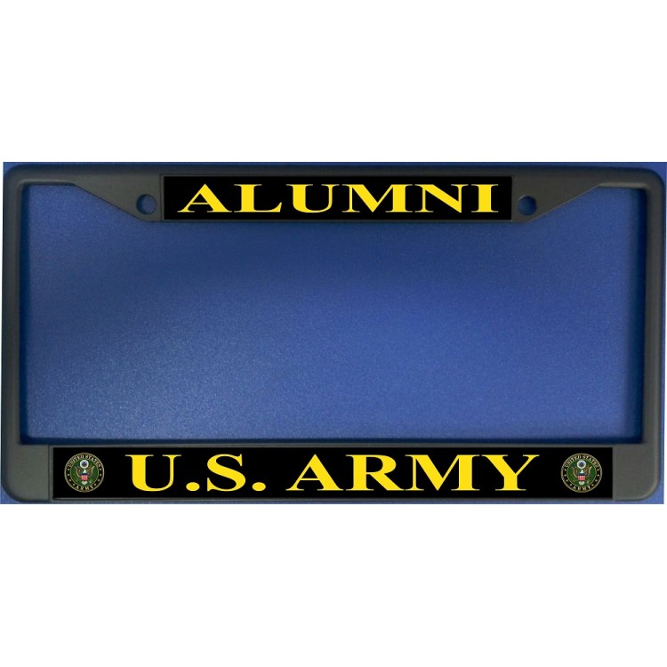 6 x 12 in. U.S. Army Aluminium Chrome License Plate Frame