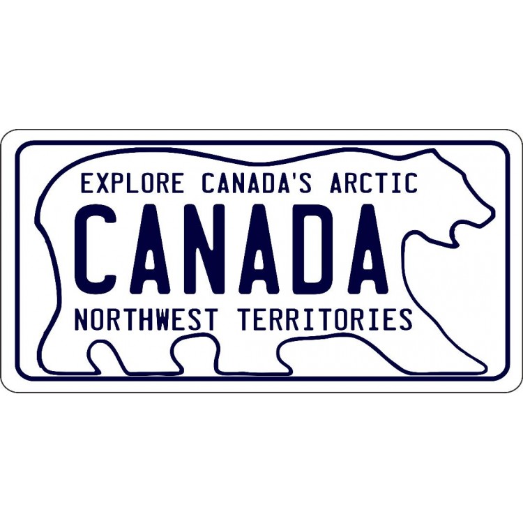 LPO5833 6 x 12 in. Explore Canadas Arctic Photo License Plate