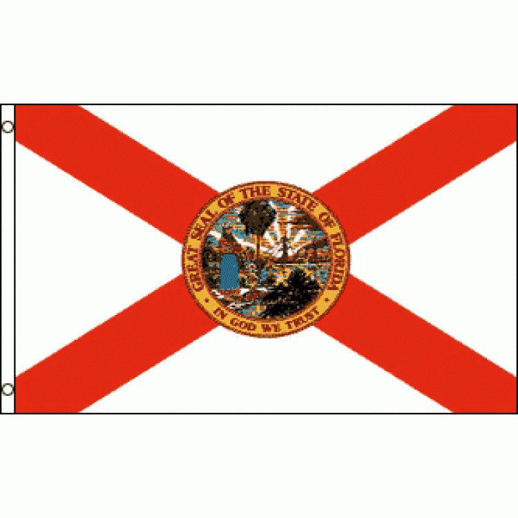 Picture of 212 Main ST-FL 36 x 60 in. Florida State Polyester Flag