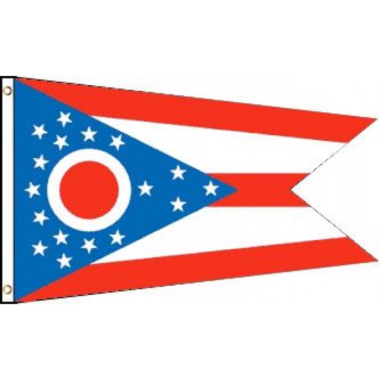 Picture of 212 Main ST-OH 36 x 60 in. Ohio State Polyester Flag