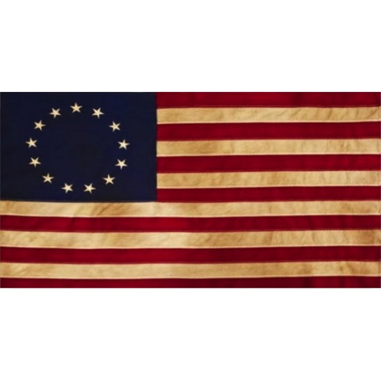 LPO2868 6 x 12 in. Betsy Ross 13 Colonies Flag Photo License Plate