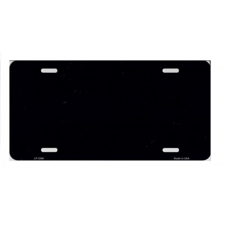 LP-2366 6 x 12 in. Navy Blue Solid Blank Metal License Plate