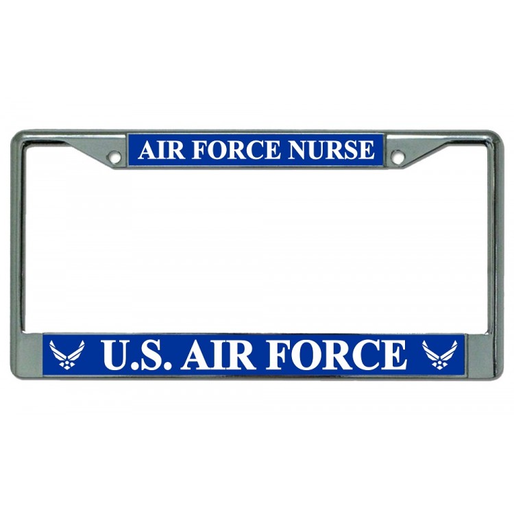 6 x 12 in. U.S. Air Force Nurse Photo License Plate Frame