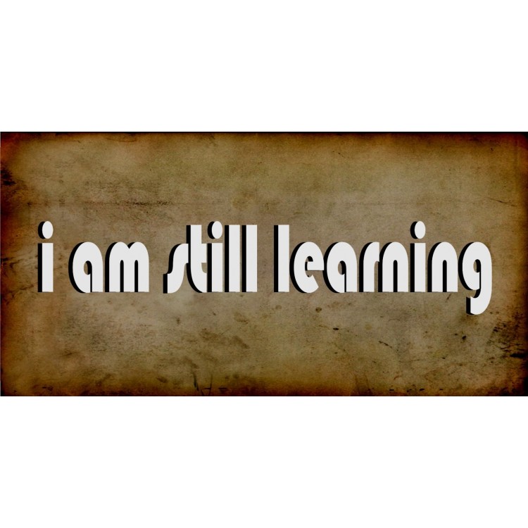 LPO5060 6 x 12 in. I am Still Learning Photo License Plate