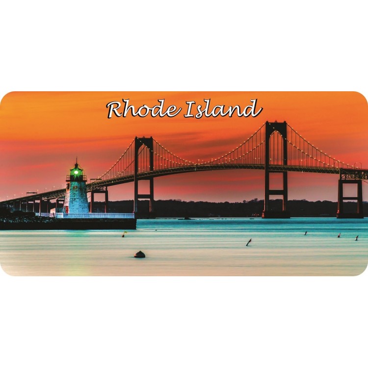 LPO6882 6 x 12 in. Rhode Island Scenery Photo License Plate