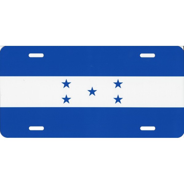 Honduras Flag Photo License Plate