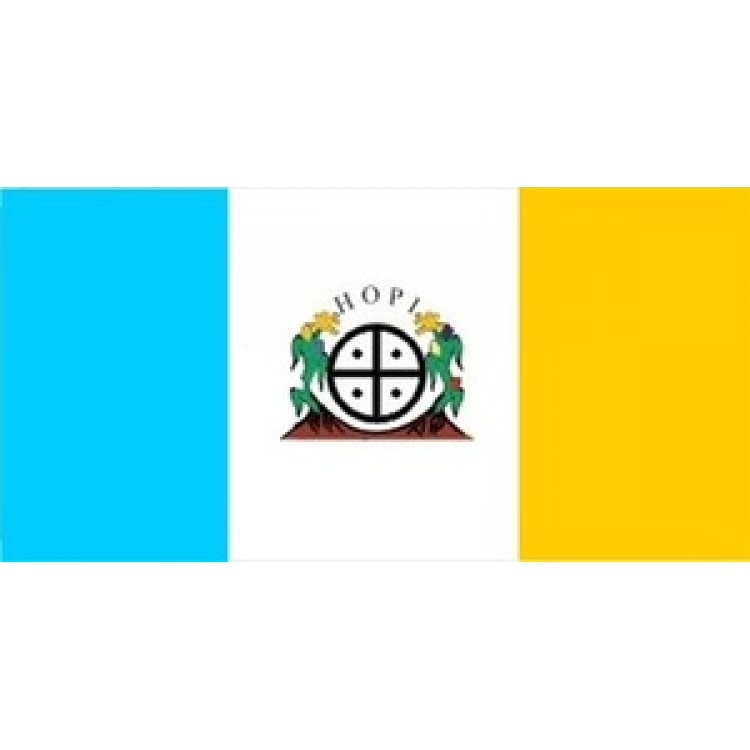 LPO84 6 x 12 in. Hopi Flag License Plate