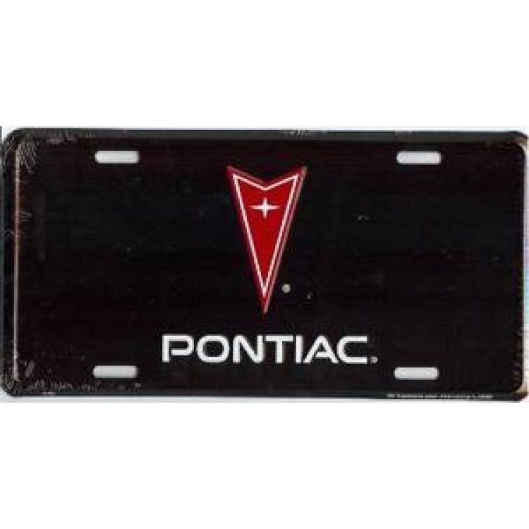 Picture of 212 Main 2723 6 x 12 in. Pontiac Black License Plate