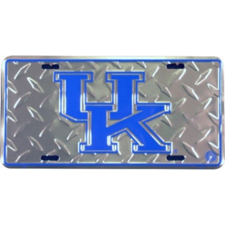 DIX2596 6 x 12 in. Kentucky Wildcats Diamond License Plate