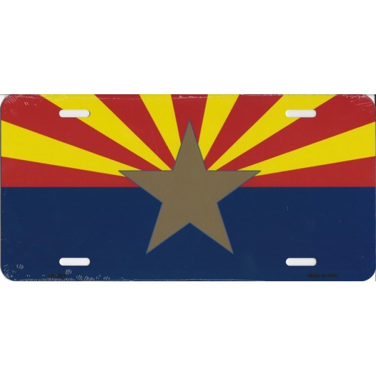 LP-1037 Arizona Big Star License Plate