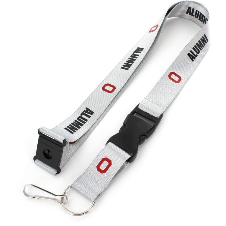 CCP-LN-468-51 Ohio State Buckeyes Aluminium Lanyard with Safety Latch