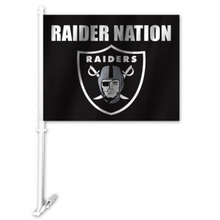 Picture of 212 Main FG1707RN 11 x 15 in. Oakland Raider Nation Car Flag
