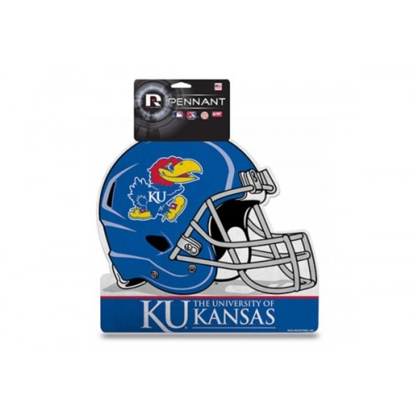 DCP310102F-H 13 x 16 in. Kansas Jayhawks Die Cut Pennant