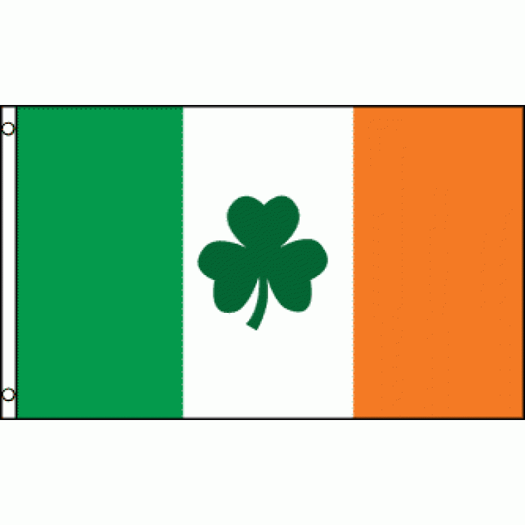Picture of 212 Main IRELANDCLOVER35 36 x 60 in. Ireland with Clover Polyester Flag