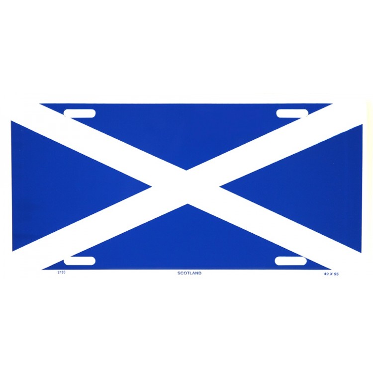 Picture of 212 Main 2150 6 x 12 in. Scotland Flag Metal License Plate